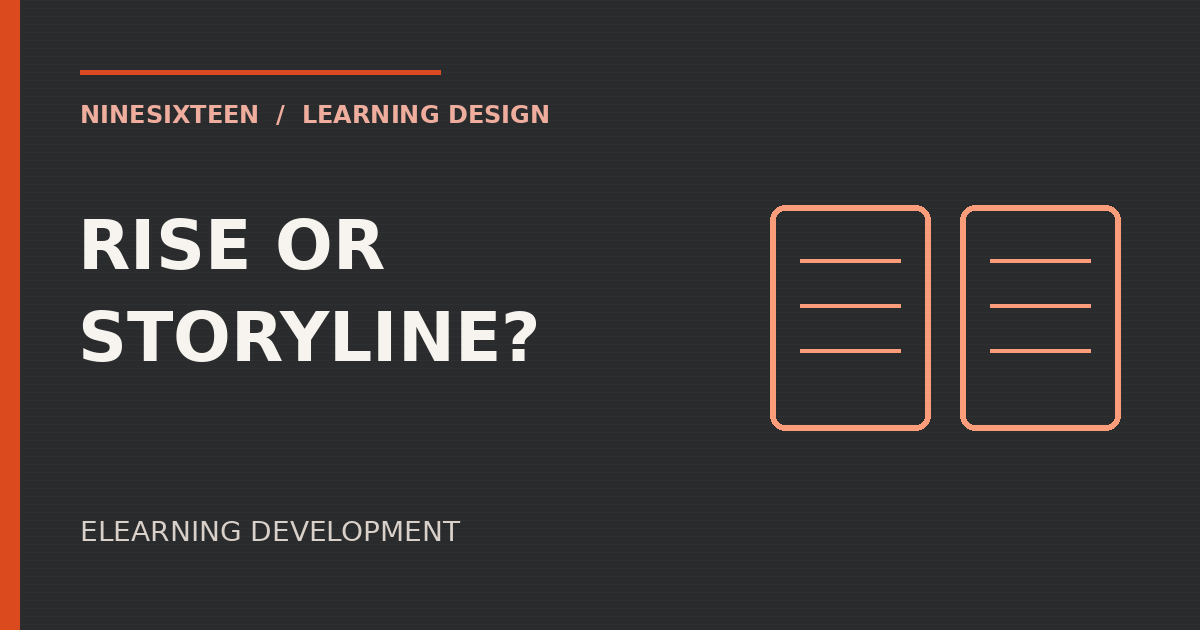 NineSixteen editorial artwork: eLearning Development
